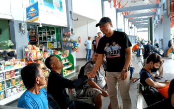 Ini Harapannya: Paslon Bupati dan Wakil Bupati Tulungagung Blusukan di Terminal Bus Gayatri Tulungagung.