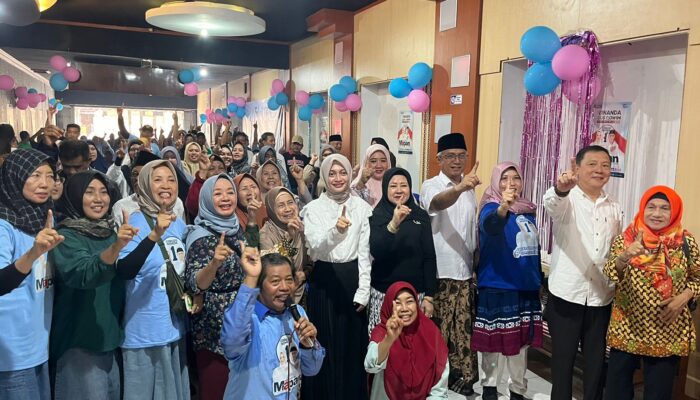 Suasana deklarasi keluarga besar Bawean Kota Kediri pada paslon nomor urut 01 Pilkada 2024