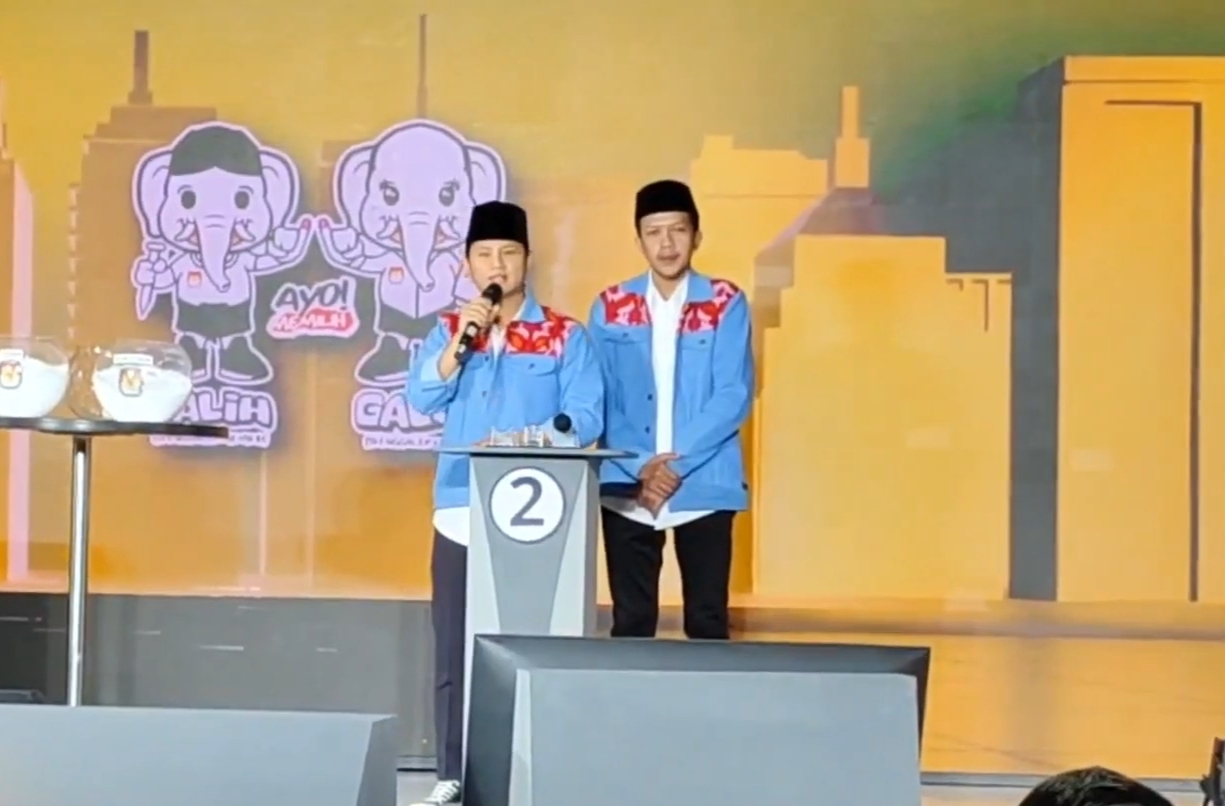 Debat publik Calon Bupati dan Wakil Bupati Trenggalek Mochamad Nur Arifin-Syah Mohammad Natanegara