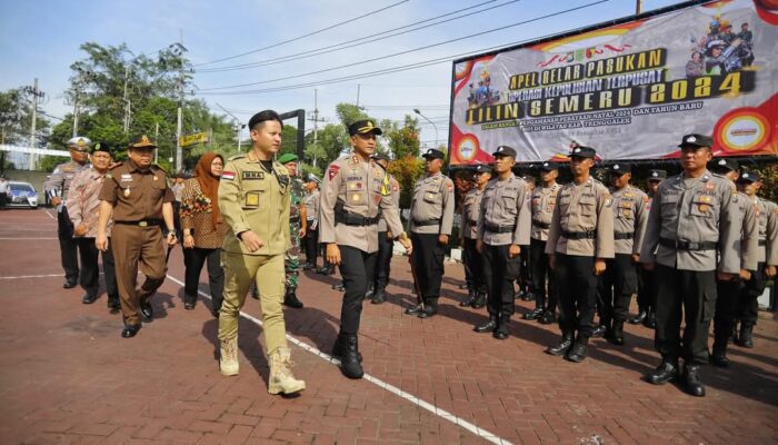 Forkopimda Trenggalek Gelar Apel Gabungan, Pastikan Pengamanan Dalam Operasi Lilin Semeru 2024