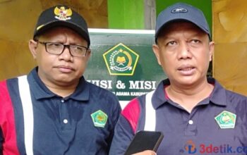 Kankemenag Sidoarjo Sambut HAB Kemenag ke-79 dengan Jalan Sehat Kerukunan Umat Beragama