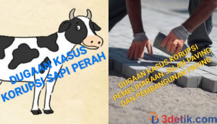 Tak Ada Titik Terang Tangani Kasus Korupsi Sapi Perah, Pemeliharaan Jalan Paving dan Pembangunan Paving