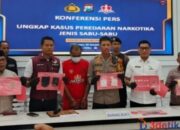 Kapolres AKBP Daviz saat menggelar jumpa pers. [3detik.com]