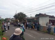 Rumah di Desa Sukowiyono, Kecamatan Karangrejo, dieksekusi pihak bank.