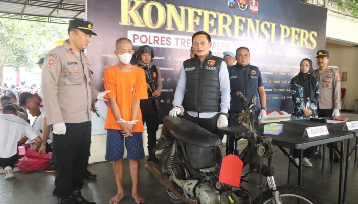 Masih Berstatus Pelajar, Pemuda Nekat Curi Motor Di Durenan Trenggalek