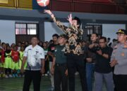 Wakil Bupati Trenggalek, Syah Mochamad Natanegara membuka Turnamen Bola Basket TGX Bupati Cup 2025.