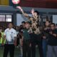 Wakil Bupati Trenggalek, Syah Mochamad Natanegara membuka Turnamen Bola Basket TGX Bupati Cup 2025.