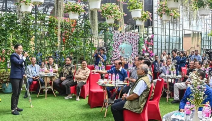 Bupati Trenggalek, Menghadiri Soft Opening Omah Atsiri Di BALOGA