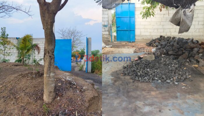 Tidak memiliki legalitas: salah satu pabrik berproduksi bahan dasar timah bekas aki dan aluminium di Mojokerto tidak kantongi perizinan [3detik.com].