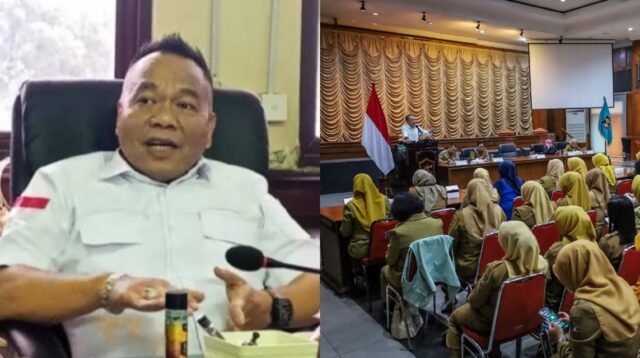 Yona Bagus Widyatmoko, Ketua Komisi A DPRD Surabaya soroti rencana kebijakan WFA Pemkot Surabaya. [3detik.com]