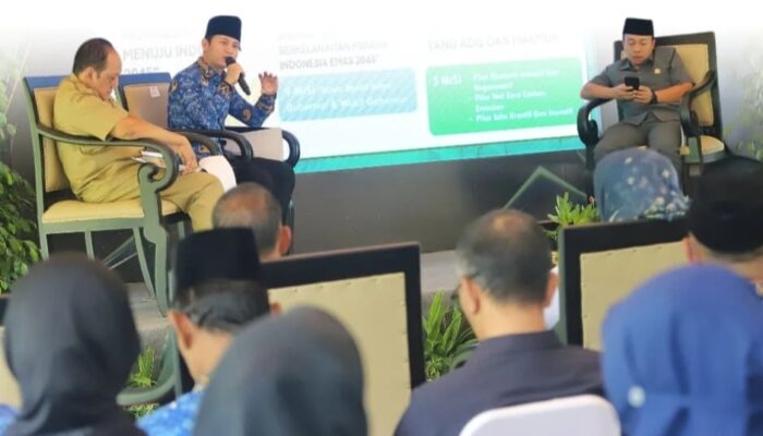 Bupati Trenggalek Mochamad Nur Arifin saat membuka Forum Konsultasi Publik RPJMD 2025-2030 sekaligus Musrenbang RKPD 2026.
