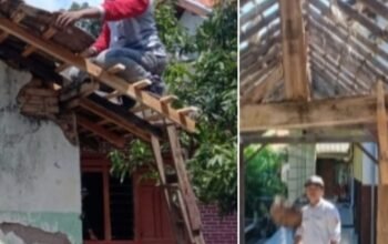 SDN Darmorejo 02 tentang kondisi gedung sekolah rusak parah. Ia mengaku memperbaiki gedung SDN tersebut menggunakan dana dari kantong pribadinya