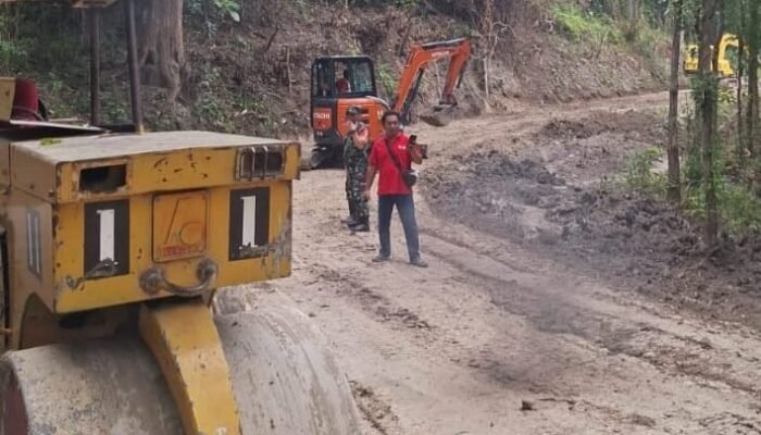 Dinas PUPR Nganjuk Dukung Penuh Program TMMD ke-124 Tahun Anggaran 2025 Kecamatan Lengkong