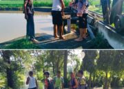 Dalam rangka mendukung program ketahanan pangan nasional, Bhabinkamtibmas Desa Jogomerto Polsek Warujayeng Bripka Chandra Purniawan bersama perangkat desa dan unsur terkait membuka saluran Dam di Dusun Kwajon, Desa Sambiroto, Kecamatan Baron