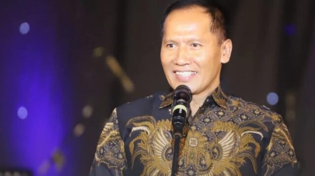 Wakil Bupati Tulungagung H. Ahmad Baharudin S.M., menghadiri sekaligus menyaksikan langsung pertunjukan Mataraman Concert Orkestra