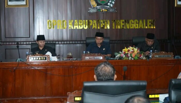 Paripurna DPRD Trenggalek Pembentukan dan Susunan Perangkat Daerah