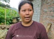 Wiwit Wijayanti, salah satu warga RT 12, Desa Depok, Kecamatan Bendungan