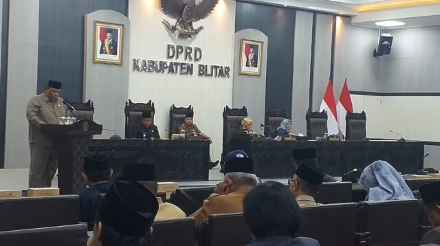 Rapat Paripurna DPRD Kabupaten Blitar.