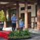 Dalam peringatan hari lahirnya Pancasila, 1 Juni 2025 di halaman Sekretariat Daerah, Kabupaten Trenggalek