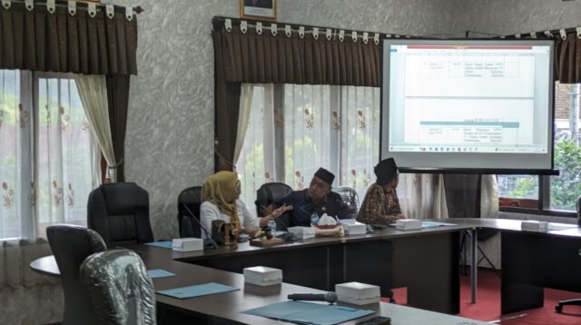 Rapat Badan Musyawarah (Banmus) pembahasan tentang penyampaian nota RPJMD