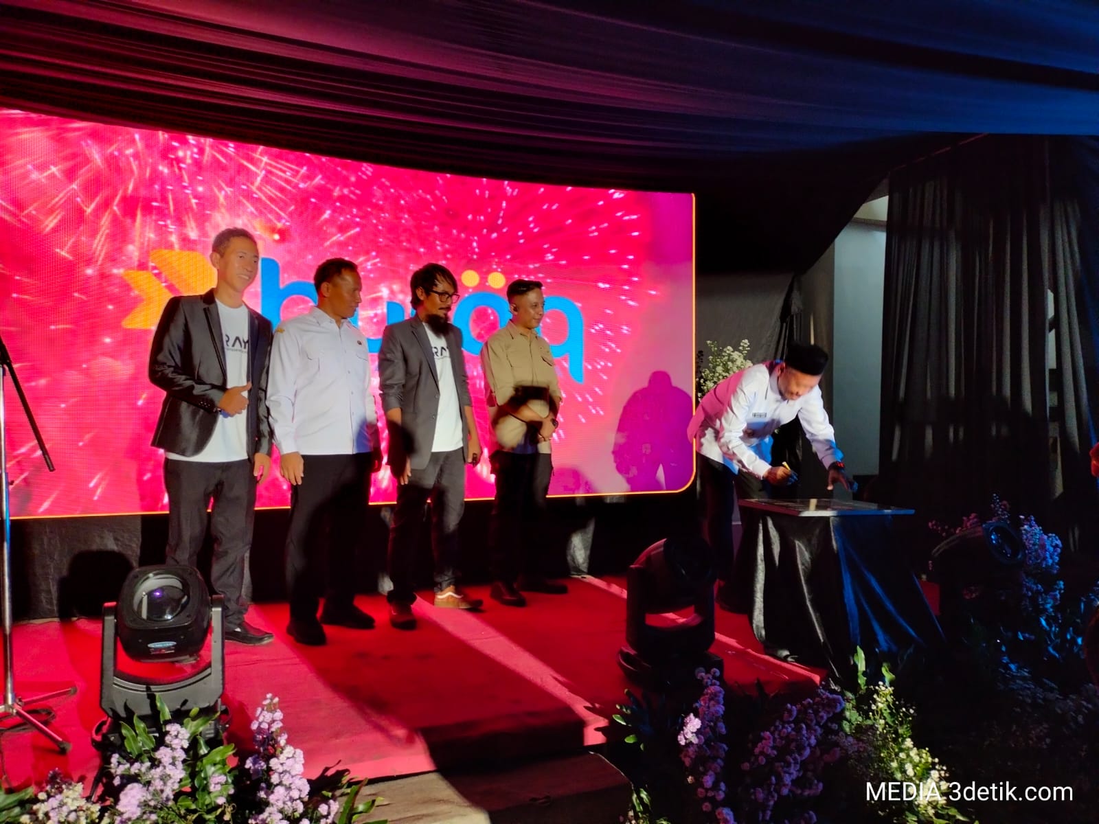 Peresmian Kantor Data Center AG Raya berlokasi di Vissie Cyber Data, PINKA Tulungagung