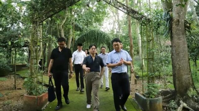 Bupati Trenggalek, Mochamad Nur Arifin datangkan perusahaan yang bergerak di sektor pemetaan topografi asal Korea Selatan Green Blue Corporation