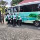 Pemberangkatan para atlit sebanyak 24 pemain sepak bola beserta 7 orang ofisial tersebut dari pendopo rumah dinas wabup Tulungagung