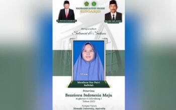 Panggilannya Monthese Nur Fadhilah ini, lolos ke perguruan tinggi luar negeri