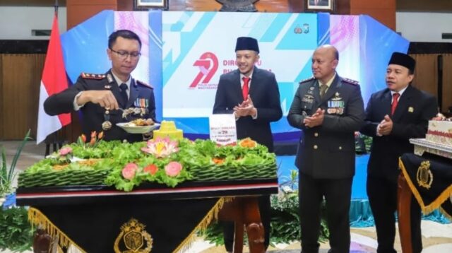 Peringatan Hari Bhayangkara ke-79 di Pendopo Manggala Praja Nugraha, Wabup Syah semoga Polri semakin baik