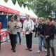 Hari Bhayangkara ke-79 Polres Nganjuk menyelenggarakan Bazar UMKM dan Festival Musik Pelajar di GOR Bung Karno