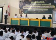 Peserta didik baru MAN Kota Surabaya mengikuti pelaksanaan MATSAMA dengan khidmat. [3detik.com]