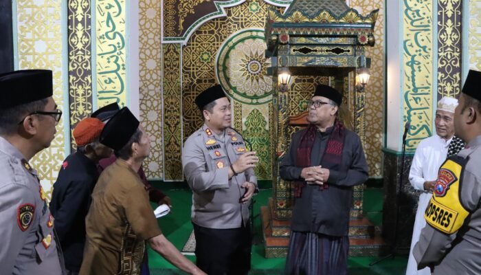 Kapolres Nganjuk Ajak Jamaah Subuh Jaga Toleransi dan Kamtibmas