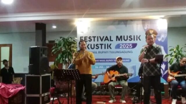 Malam spesial, putaran Ke-dua ajang penyaluran bakat, Festival Musik Akustik Piala Wakil Bupati (Wabup) Tulungagung tahun 2025