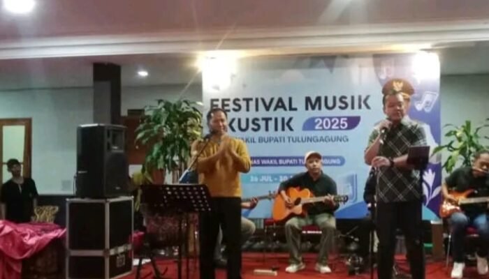 Malam spesial, putaran Ke-dua ajang penyaluran bakat, Festival Musik Akustik Piala Wakil Bupati (Wabup) Tulungagung tahun 2025