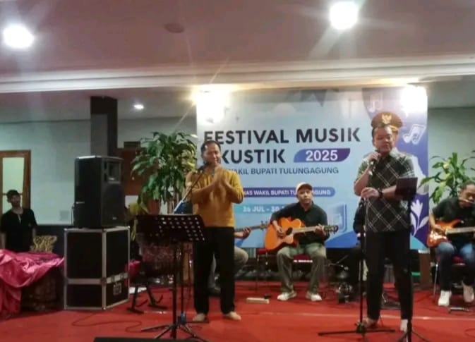 Malam spesial, putaran Ke-dua ajang penyaluran bakat, Festival Musik Akustik Piala Wakil Bupati (Wabup) Tulungagung tahun 2025