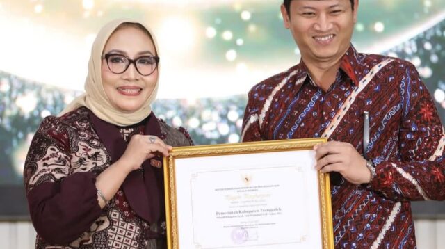 Kabupaten Trenggalek meraih penghargaan Kabupaten Layak Anak kategori utama tahun 2025