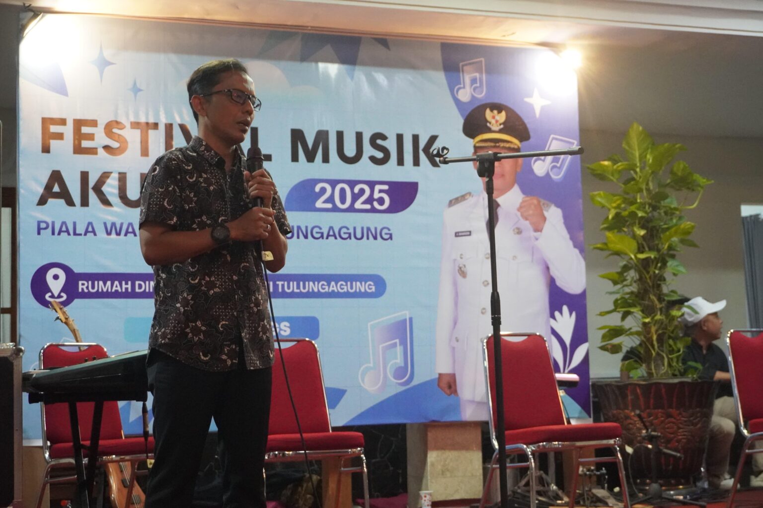 Menjelang final, Festival musik akustik piala Wakil Bupati (Wabup) Tulungagung dalam memperingati HUT RI Ke 80