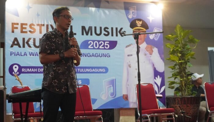 Menjelang final, Festival musik akustik piala Wakil Bupati (Wabup) Tulungagung dalam memperingati HUT RI Ke 80