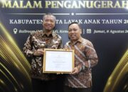 Pemerintah Kabupaten Tulungagung kembali memperoleh Prestasi dari Kementerian Pemberdayaan Perempuan dan Perlindungan Anak (PPPA) Republik Indonesia (RI)