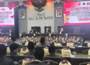 Rapat Paripurna DPRD kabupaten dengan agenda mendengarkan Pidato Kenegaraan Presiden Republik Indonesia dalam rangka menyambut Hari Ulang Tahun ke-80 Kemerdekaan RI