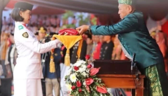 Upacara Bendera HUT Ke 80, Mengusung Tema Nasional, Bersatu, Berdaulat, Rakyat Sejahtera, Indonesia Maju