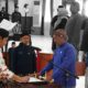 Bupati Trenggalek Mochamad Nur Arifin Melantik tiga pejabat tinggi pratama itu dilaksanakan di ruang Paringgitan Pendapa Manggala Praja Nugraha