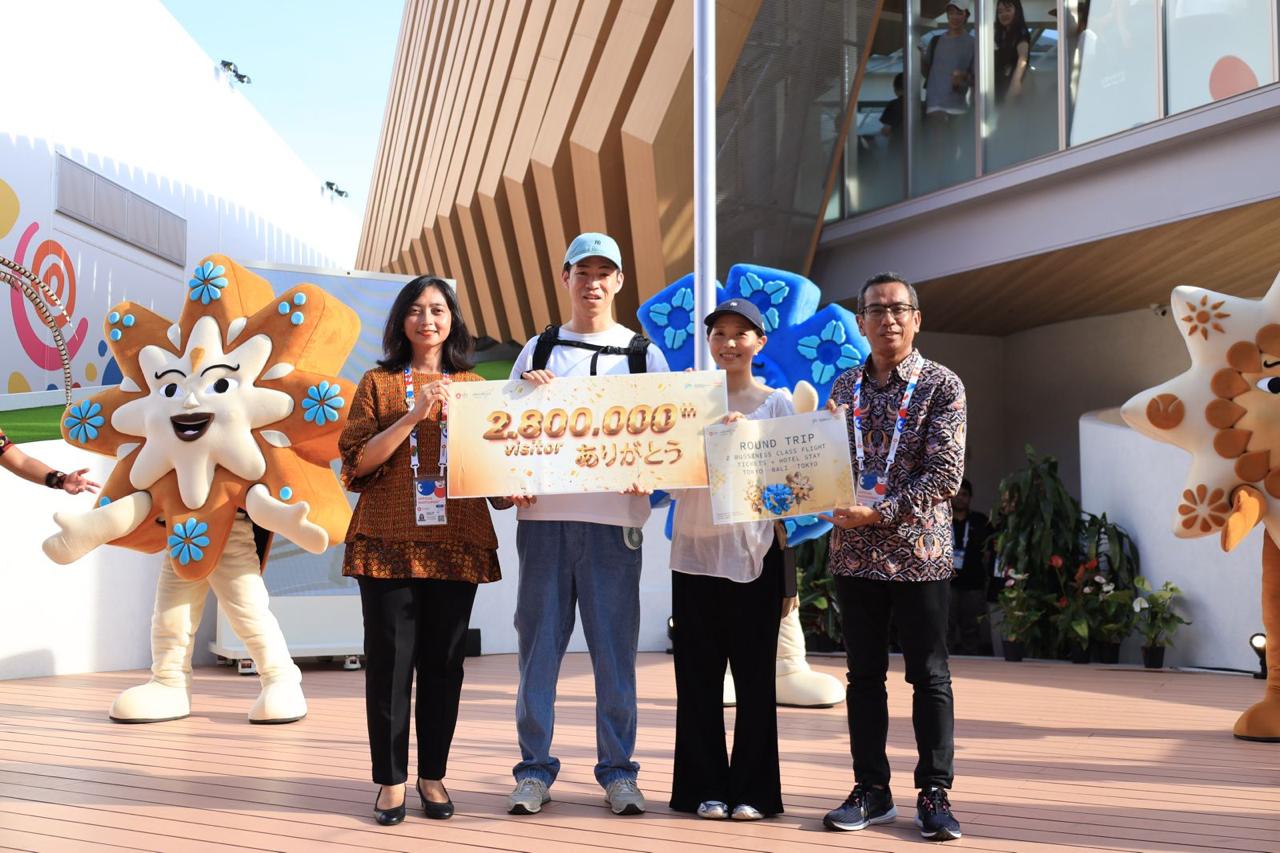 pagelaran World Expo 2025 Osaka, Paviliun Indonesia telah menembus target total kunjungan hingga 2,8 juta pengunjung