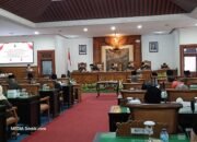 Paripurna DPRD Kabupaten Tulungagung yang digelar di Gedung Graha Wicaksana lantai dua yang dihadiri Bupati Gatut Sunu Wibowo beserta para kepala OPD