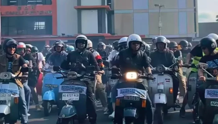 Riding Bersama Dengan Tema Lawadan Vespa 2025, Bupati Tulungagung Menekankan Pentingnya Menjaga Harmoni Antara Lingkungan dan Budaya