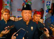 Pemkab Tulungagung gelar upacara Peringatan Hari Jadi (HarJad) ke-80 Jawa Timur (Jatim) di halaman kantor Bupati