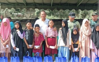 Pemerintah Kabupaten Tulungagung, Bersinergi dengan BAZNAS turut menyalurkan santunan anak yatim dan bantuan sembako