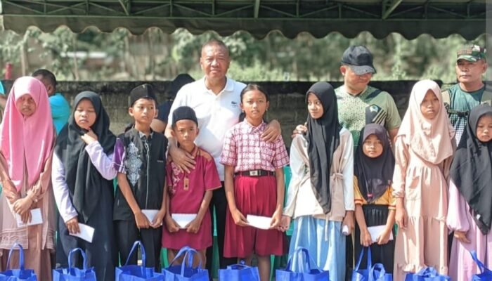 Baznas Bersinergi Pemkab Tulungagung, Saluran Bantuan Sembako Anak Yatim di Halah TNI Ke- 80