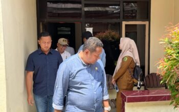 Ketua komisi ll Mugianto, mendadak sidak dan menemukan banyak fasilitas di Hotel Prigi yang usang dan rusak