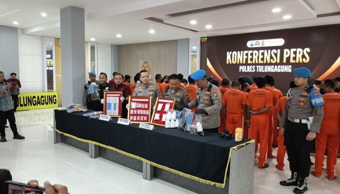 Agustus Hingga Awal November 2025, Polres Tulungagung Berhasil Mengungkap 36 Kasus Narkoba